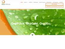 Tablet Screenshot of onewellnessgroup.com